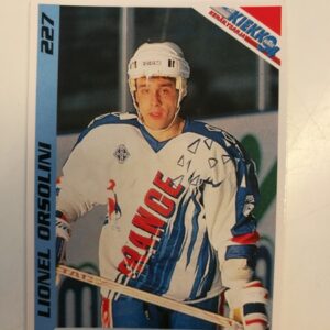 Jääkiekkokortit -94 keräilysarja Lionel Orsolini (K)