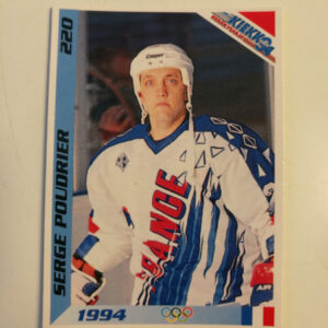 Jääkiekkokortit -94 keräilysarja Serge Poudrier (K)