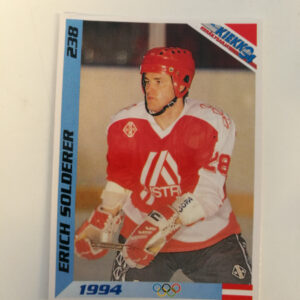 Jääkiekkokortit -94 keräilysarja Erich Solderer (K)