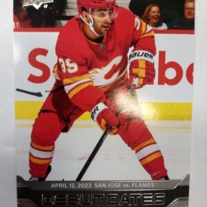 2023-2024 Upper Deck Series 1 Debut Dates Matthew Coronato