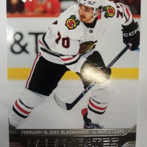 2023-2024 Upper Deck Series 1 Debut Dates Cole Guttman