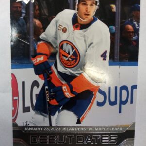 2023-2024 Upper Deck Series 1 Debut Dates Samuel Bolduc