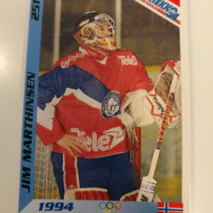 Jääkiekkokortit -94 keräilysarja Jim Marthinsen (K)