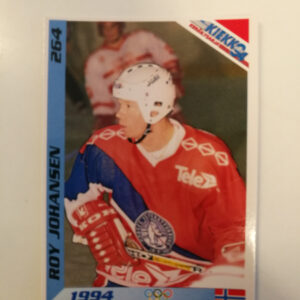 Jääkiekkokortit -94 keräilysarja Roy Johansen (K)