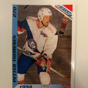 Jääkiekkokortit -94 keräilysarja Petter Thoresen (K)