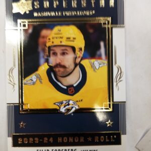 2023-2024 Upper Deck Superstar Honor Roll Filip Forsberg