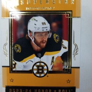 2023-2024 Upper Deck Superstar Honor Roll David Pastrnak