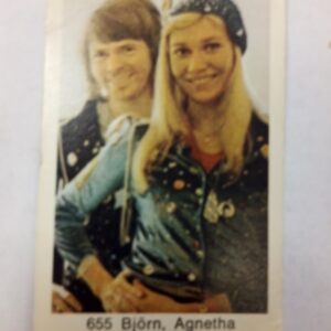 1976 Keräilykortti Björn, Agnetha (Abba)