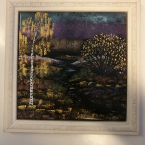 Maisema maalaus-taulu (K)