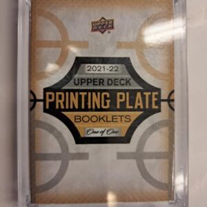 2021-22 Upper Deck Printing Plate Booklets 1/1 Ryan Donato