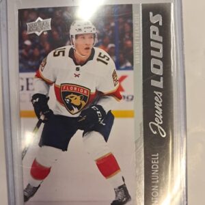2021-22 Upper Deck Young Guns Anton Lundell frence RC