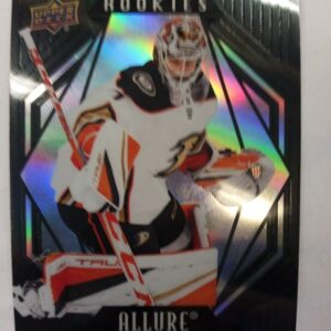 2022-2023 Upper Deck Allure Rookies Lukas Dostal Black Rainbow
