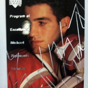 1999 Upper Deck Program of Excellence Michael Zigomanis
