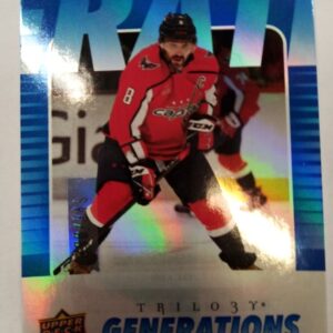 2023-24 UD Trilogy Generations Alex Ovechkin blue