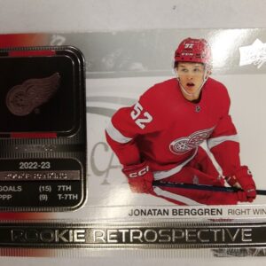 2023-24 UD Rookie retrospective Jonatan Berggren