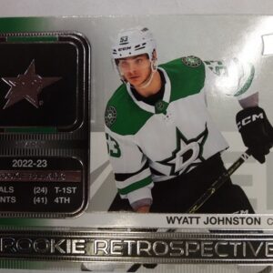 2023-24 UD Rookie retrospective Wyatt Johnston