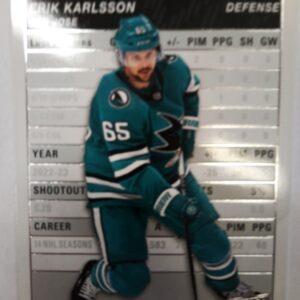 2023-24 UD Stat Box Fillers Erik Karlsson