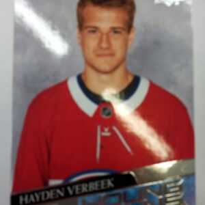 2020-2021 UD YoungGuns Hayden Verbeek