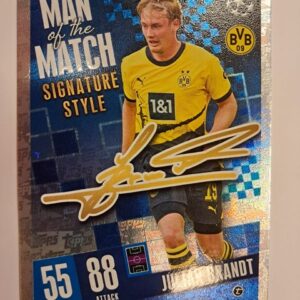 2023-24 Topps Match AttaX Man of the Match Signature Style Julian Brandt