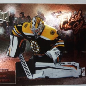 2022-2023 Skybox Metal Universe Flash the Glove Jeremy Swayman