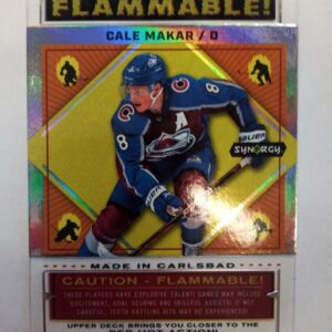 2023-2024 Upper Deck Synergy Flammable! Cale Makar