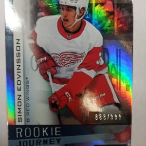 2023-2024 Upper Deck Synergy Rookie Journey Simon Edvinsson 888/999