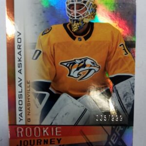 2023-2024 Upper Deck Synergy Rookie Journey Yaroslav Askarov /999