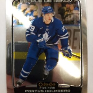 2022-23 O-Pee-Chee Marquee Rookie Recrue de Renom Pontus Holmberg