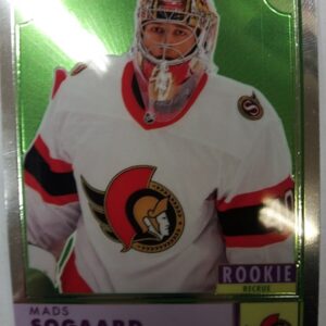 2022-23 O-Pee-Chee Platinum Rookie Recrue Mads Sogaard