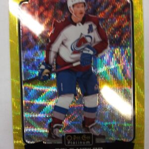 2022-23 O-Pee-Chee Platinum Cale Makar Neon Yellow Surge