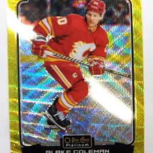 2022-23 O-Pee-Chee Platinum Blake Coleman Neon Yellow Surge