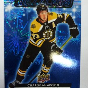 2023-2024 Upper Deck Series 2 Blue Dazzlers Charlie McAvoy