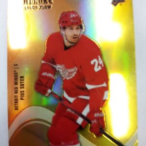 2022-23 Upper Deck Allure Color Flow Pius Suter Orange Yellow