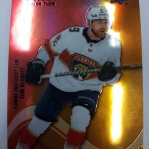 2022-23 Upper Deck Allure Color Flow Sam Bennett Red Orange