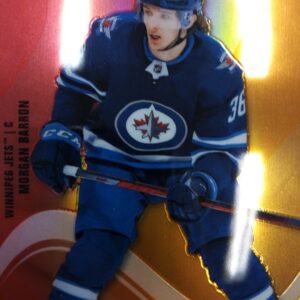 2022-23 Upper Deck Allure Color Flow Morgan Barron Red Orange