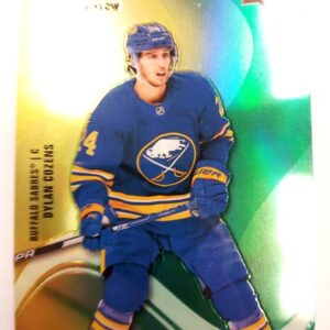 2022-23 Upper Deck Allure Color Flow Dylan Cozens Yellow Green