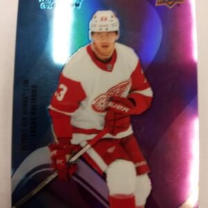 2022-23 Upper Deck Allure Color Flow Lucas Raymond Blue Purple