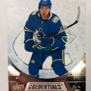 2021-2022 Upper Deck Credentials Quinn Hughes