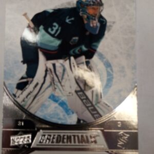 2021-2022 Upper Deck Credentials Philipp Grubauer