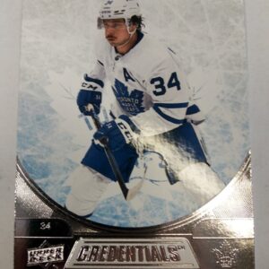 2021-2022 Upper Deck Credentials Auston Matthews