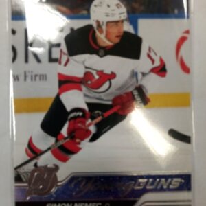 2023-24 UD YoungGuns glear Extended Series Simon Nemec