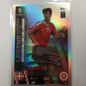 2024 Topps Match Attax legend signature style Brian Laudrup