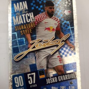 2023-24 topps Match AttaX Man of the Watch Signature Style Josko Gvardjol