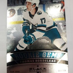2022-23 Upper Deck Black Diamonds Rookie Gems Thomas Bordeleau