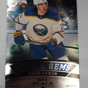 2022-23 Upper Deck Black Diamonds Rookie Gems Owen Power