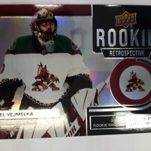 2022-23 Upper Deck Series 1 Rookie Retrospective Karel Vejmelka