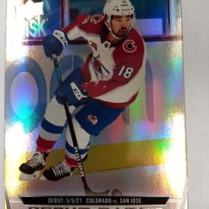 2022-23 Upper Deck Series 1 Debut Dates Alex Newhook