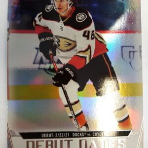 2022-23 Upper Deck Series 1 Debut Dates Trevor Zegras