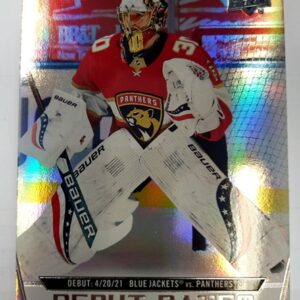 2022-23 Upper Deck Series 1 Debut Dates Spencer Knight