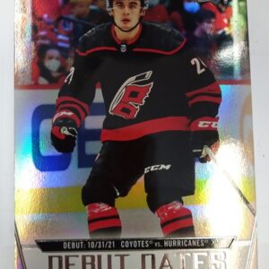 2022-23 Upper Deck Series 1 Debut Dates Seth Jarvis